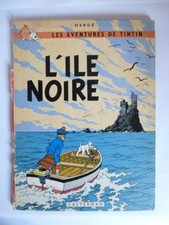 BD Tintin L'Ile Noire B36 1966