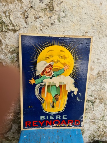 Carton publicitaire ancien - carton,