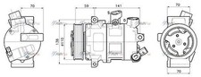 Compresseur climatisation Seat