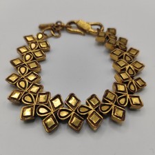 Kenzo Vintage Gold Tone Bracelet Fair Condition 