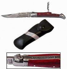 SAPEUR POMPIER LAGUIOLE gratuit gravé prénom + étui Couteau forgé