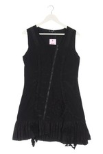 GLAMZ Robe d’été Dames Robe T EU 36 noir style décontracté