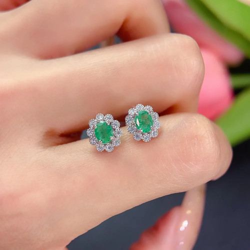 Boucle oreille cabochon - boucle,