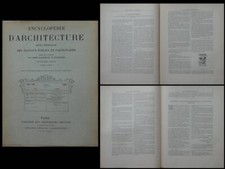 ENCYCLOPEDIE D'ARCHITECTURE