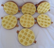 lot de 7 plats poêlon à