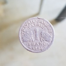 PIECE DE 1 Franc ETAT FRANCAIS de 1943   en alu