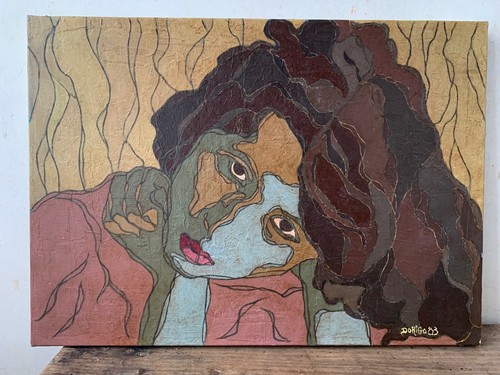 Peinture huile sur toile - huile,