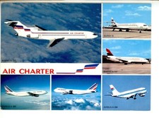 CARTE - FLOTTE AIR CHARTER filiale d' AIR FRANCE et AIR INTER
