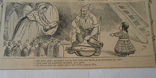Humour ficelle aux bouteilles - humour,