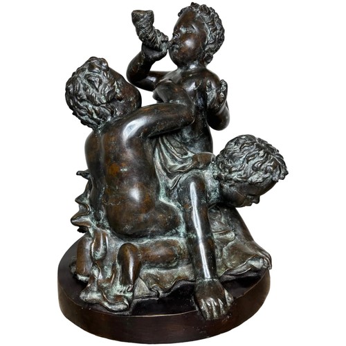 Grand tour français bronze - grand,