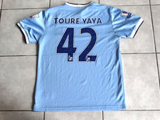 maillot MCFC MANCHESTER CITY  football foot  2013 2014  taille M  TOURE YAYA 42