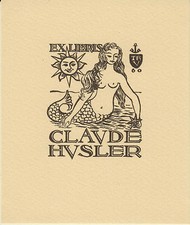 EX-LIBRIS CLAUDE HUSLER