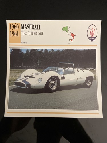 1960 1961 maserati tipo 63 - 1960,