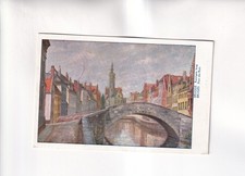 F6273) Carte postale, Bruges - Pont royal - Feldpost 1916