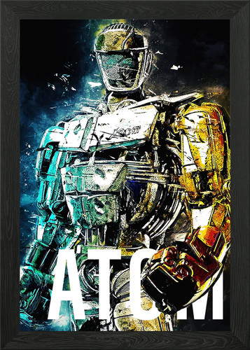 Atom real steel poster - atom, framed