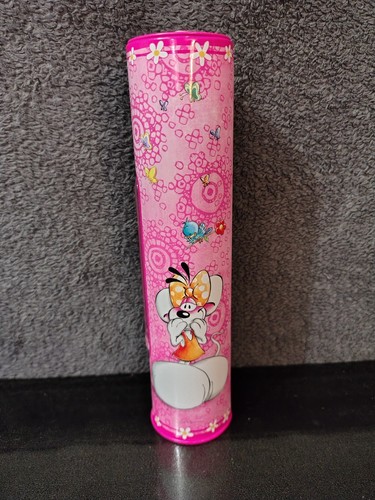 Tirelire tube metal rose - tirelire,