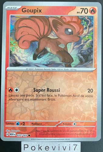 Carte pokemon goupix - pokemon,