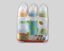 Nubby 6 Pack Baby Bottles 8 Oz