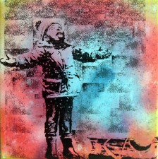 PyB signed BLACK SNOW banksy