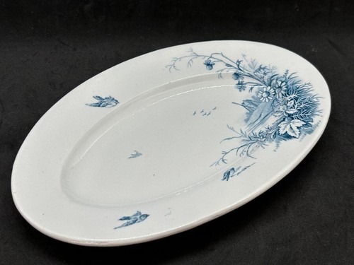 Ancien plat ovale - plat, dÎnette