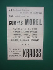 1933 PUB KRAUSS COMPAS MOREL