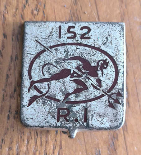 Insigne 152 régiment - insigne,