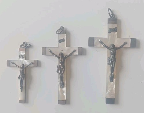 Lot ancienne croix pectorale - 3,