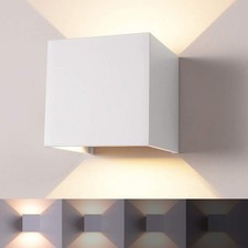 WZOED Applique murale à intensité variable 12 W Étanche Avec angle d éclairage
