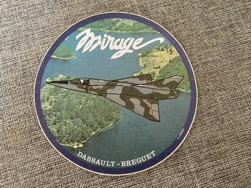 Autocollant vintage dassault - autocollant,