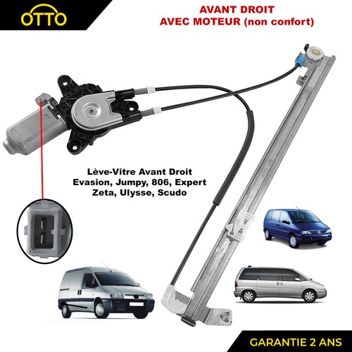 Leve vitre complet - complet, avec