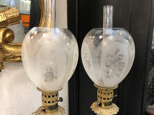 Paire globes cristal - paire, de