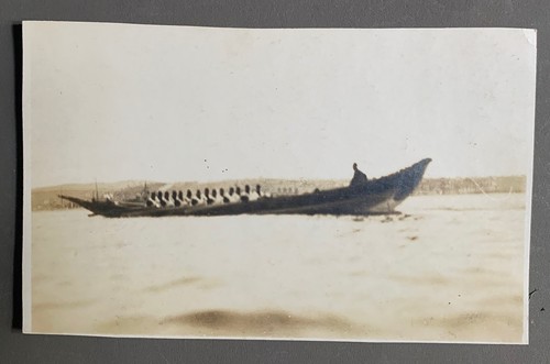 Photo ancienne afrique pirogue - ancienne,