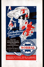 ARGENTEUIL (95) USINE SELLERIE / SELLES "SOBRAL" Tract 1950