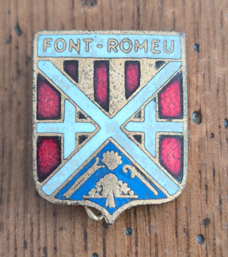 Insigne blason font romeu - insigne, /
