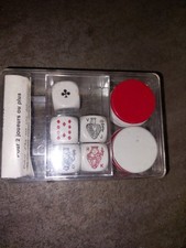 Jeu dés  Poker d'As ancien