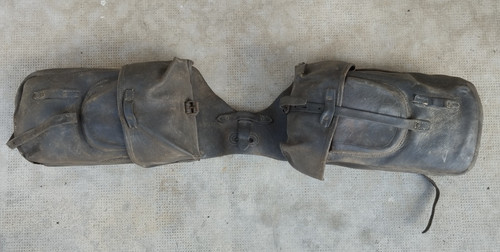 Ancienne sacoche cuir - sacoche,