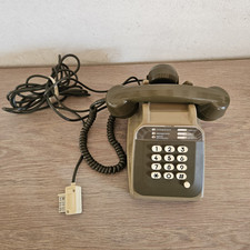 TELEPHONE VINTAGE A TOUCHES SOCOTEL S63 BICOLOR / ANNÉES 80 