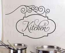 Kitchen Sign Wall Decal Vinyl Sticker Art Decoration Decor Graphic Graphic G20