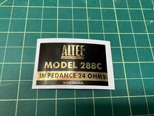 ALTEC 288c Voice Of Theater