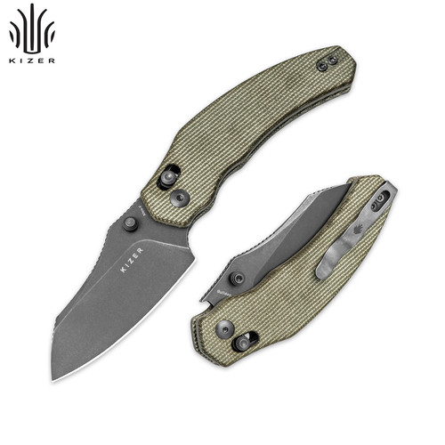 Kizer bulldog edc - bulldog, folding