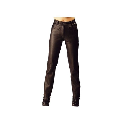 Pantalon jeans cuir - , femme