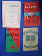 Lot de livres sur les jeux de