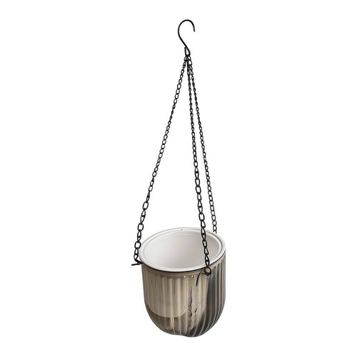 Pot fleurs suspendu avec - fleurs,