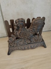 Porte lettre Fonte vintage Coq