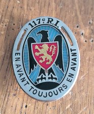 Insigne 117° RI Régiment d'Infanterie /  Drago Paris Sans N°  /AA100
