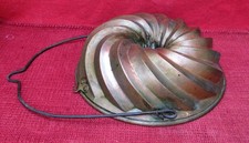 GRAND MOULE A KOUGLOF EN CUIVRE étamé XIX ème / CUISINE PATISSERIE