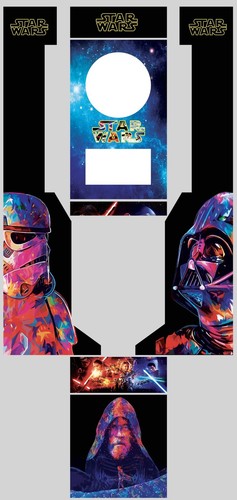 Stickers star wars modele - star, 2