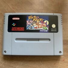 JEU super nintendo POCKY & ROCKY  FAH   SNES