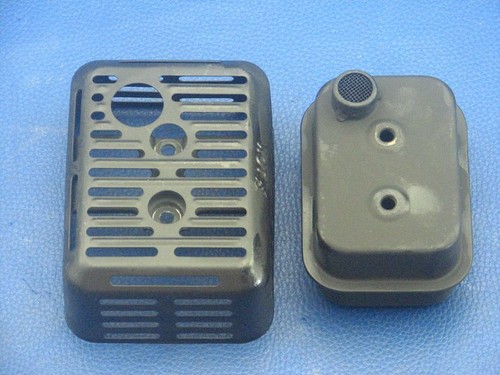 Auspuff avec protection - avec,
