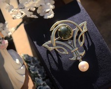 Collier Pendentif &Broche